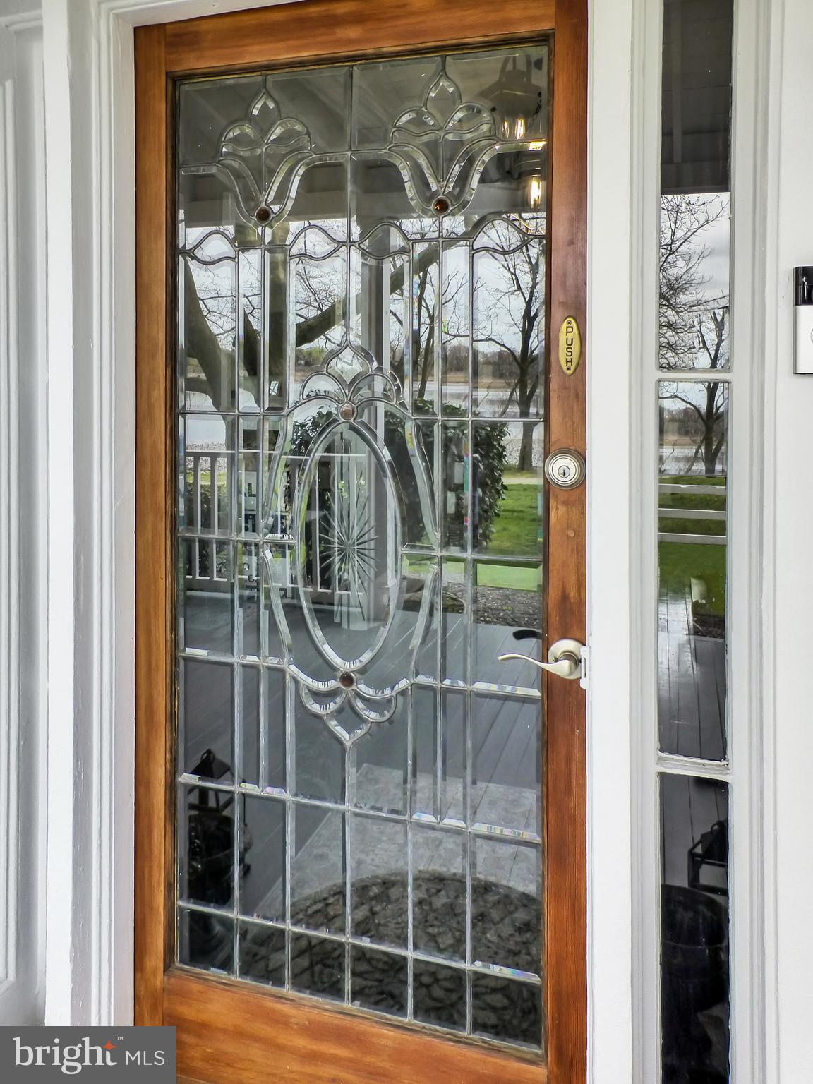 100 Russ Farm Way Riverside, NJ 08075 - Photo 8 of 132 Leaded glass door from John Pierre's Restaurant