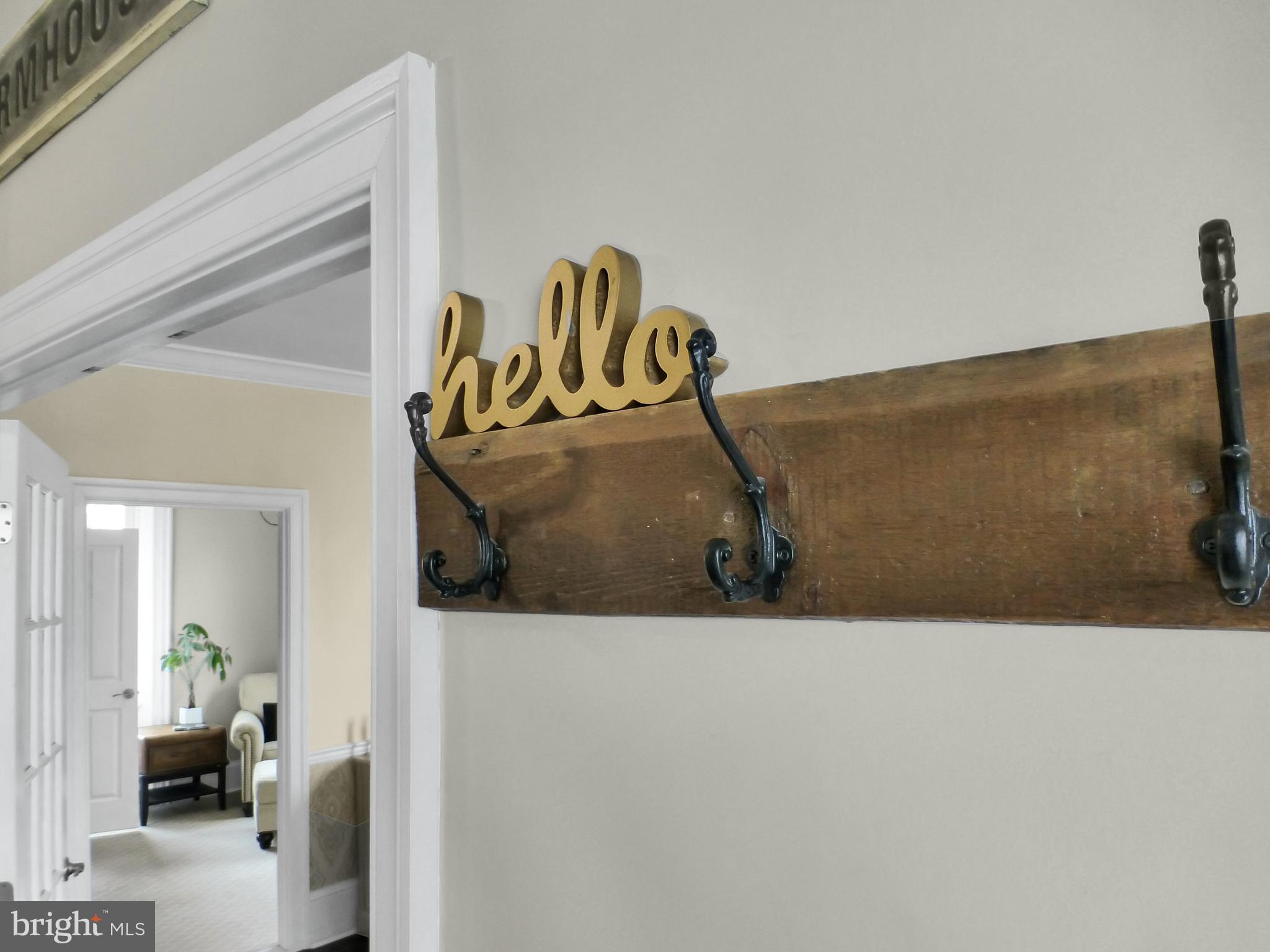 100 Russ Farm Way Riverside, NJ 08075 - Photo 10 of 132 Coat rack made from reclaimed baseboard