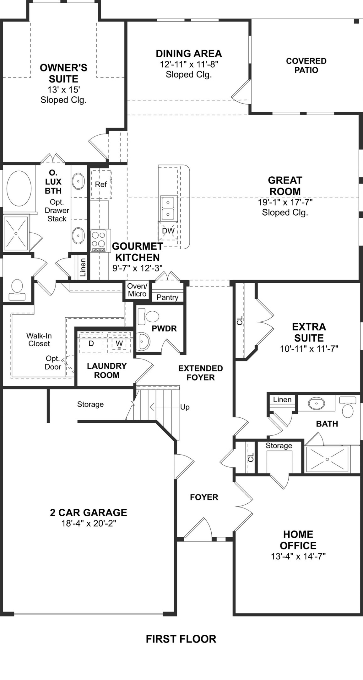 32402 Mimosa Ridge Lane Waller, TX 77484 - Photo 31 of 32 The Savannah floor plan by K. Hovnanian® Homes. 1st Floor shown. *Prices, plans, dimensions, features, specifications, materials, and availability of homes or communities are subject to change without notice or obligation.