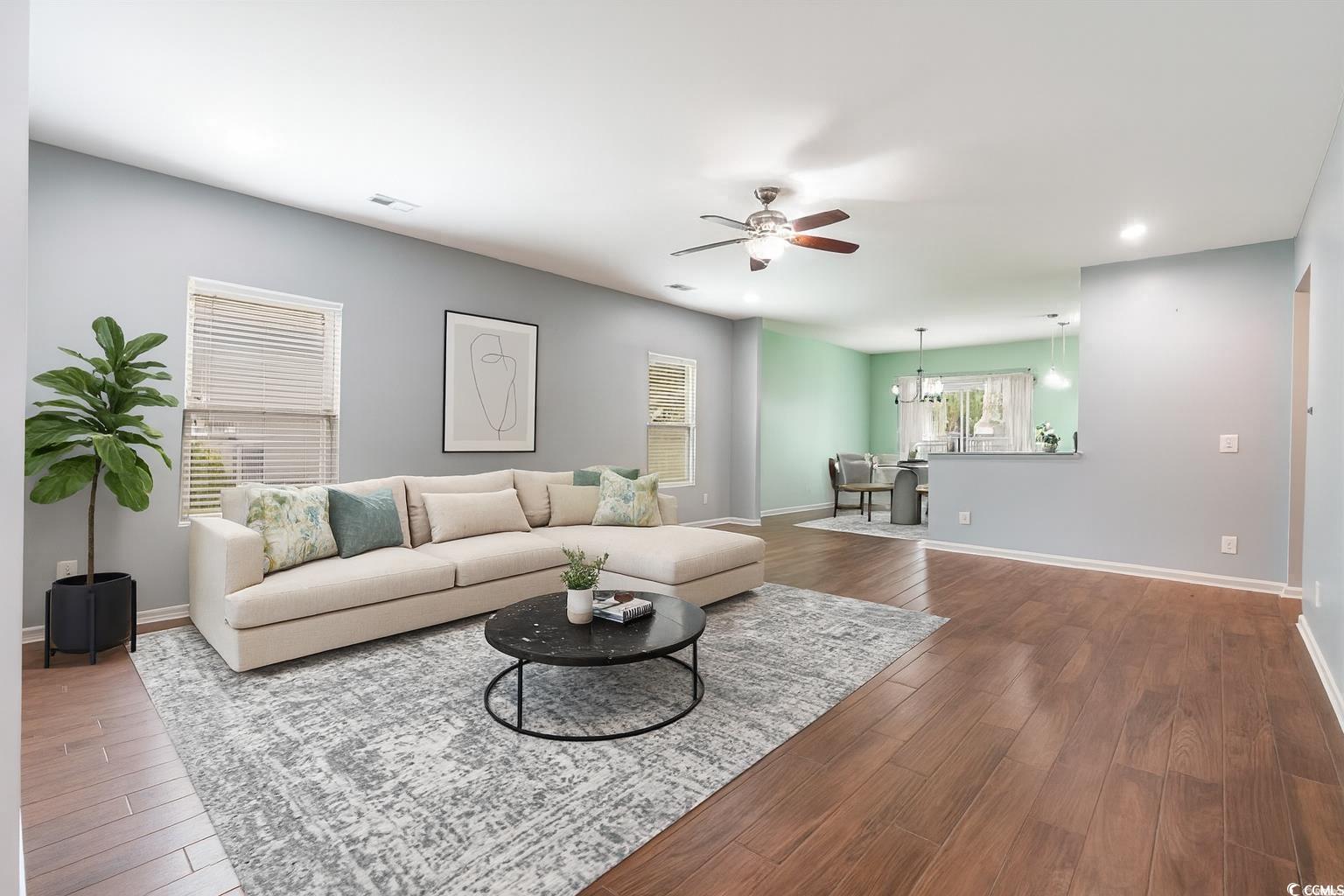 436 Cotton Grass Drive Loris, SC 29569 - Photo 2 of 33 Virtually Staged Living Room