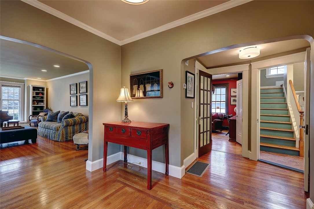 441 Rochambeau Avenue Providence, RI 02906 - Photo 6 of 50 Entry Hall and Back Stairs