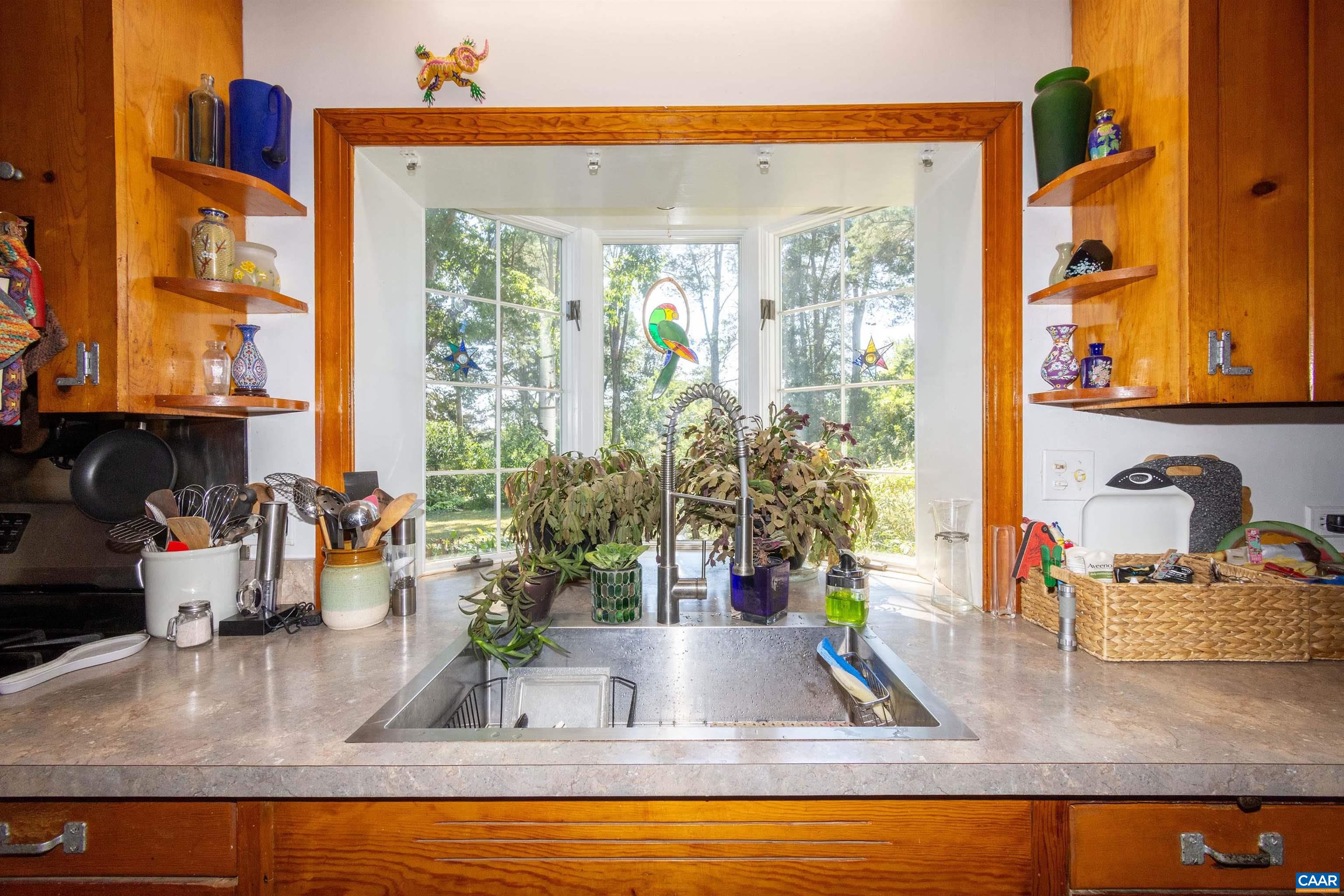 358 East Main Street Orange, VA 22960 - Photo 32 of 56 a kitchen with a faucet a potted plant and a counter top space