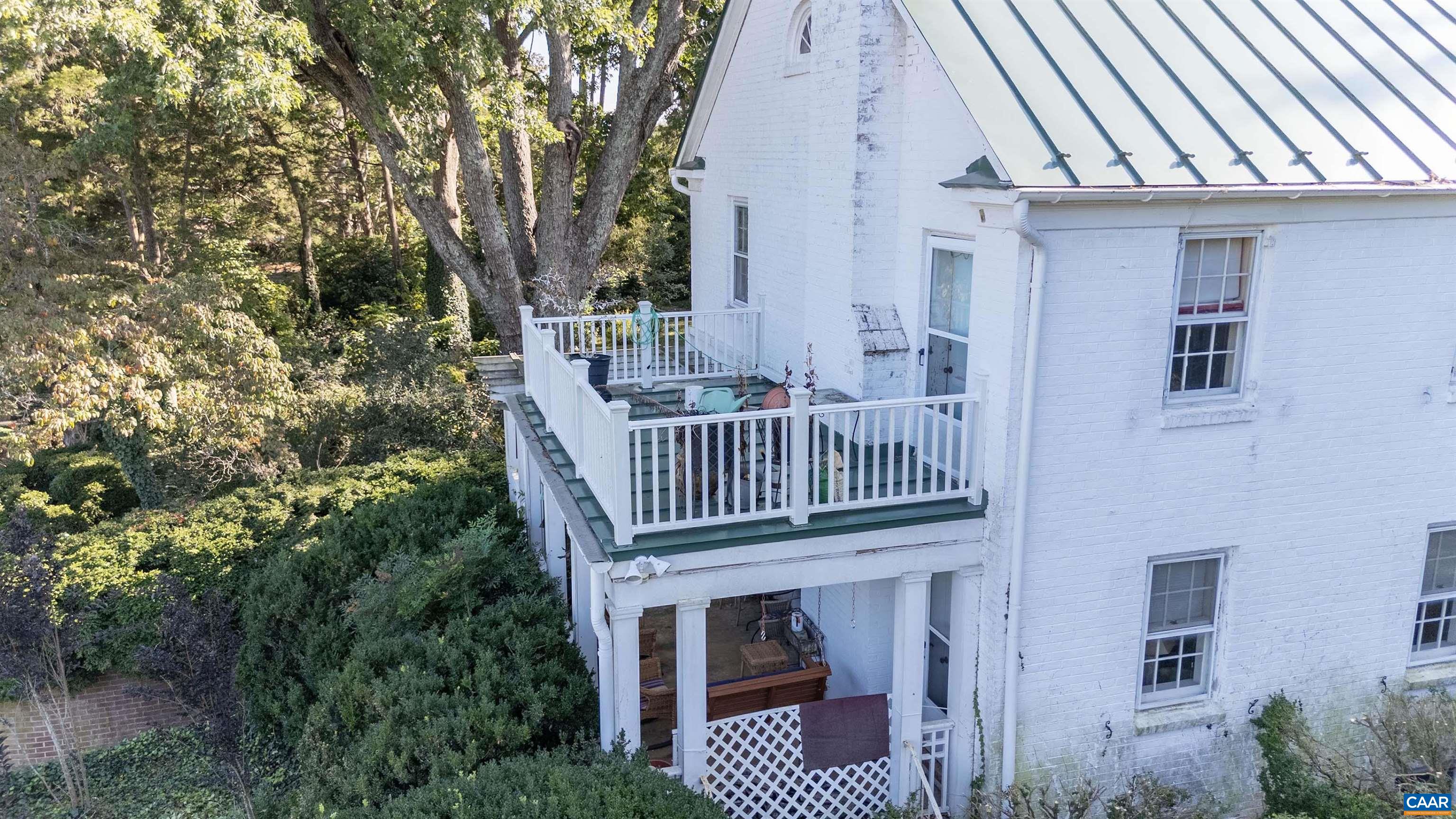 358 East Main Street Orange, VA 22960 - Photo 53 of 56 a view of balcony with deck and trees