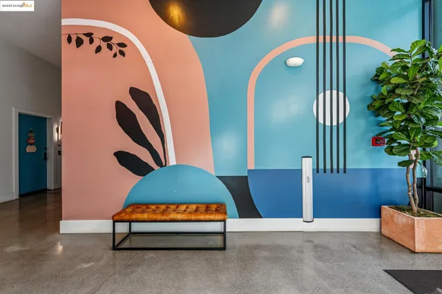 an entryway with an outdoor space