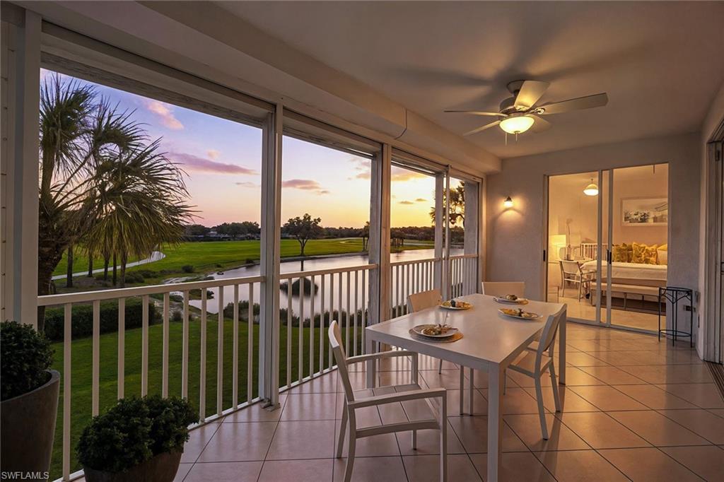 23081 Rosedale Drive, Unit 201 Estero, FL 34135 - Photo 1 of 18 a balcony with furniture