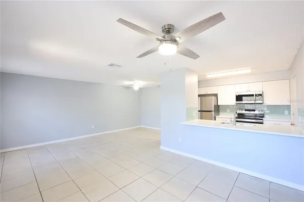 a view of an empty room