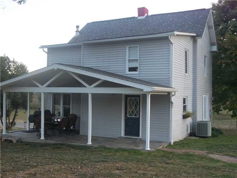464 North 88th Road Carmichaels, PA 15320 - Photo 2 of 13 Exterior Back. PATIO STONED SURFACE BACK PORCH