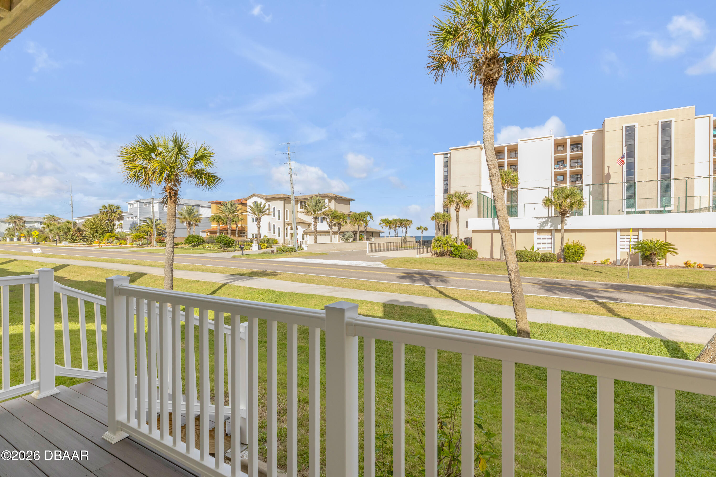 4752 South Atlantic Avenue, Unit 1 Ponce Inlet, FL 32127 - Photo 3 of 49 a view of a city from a balcony