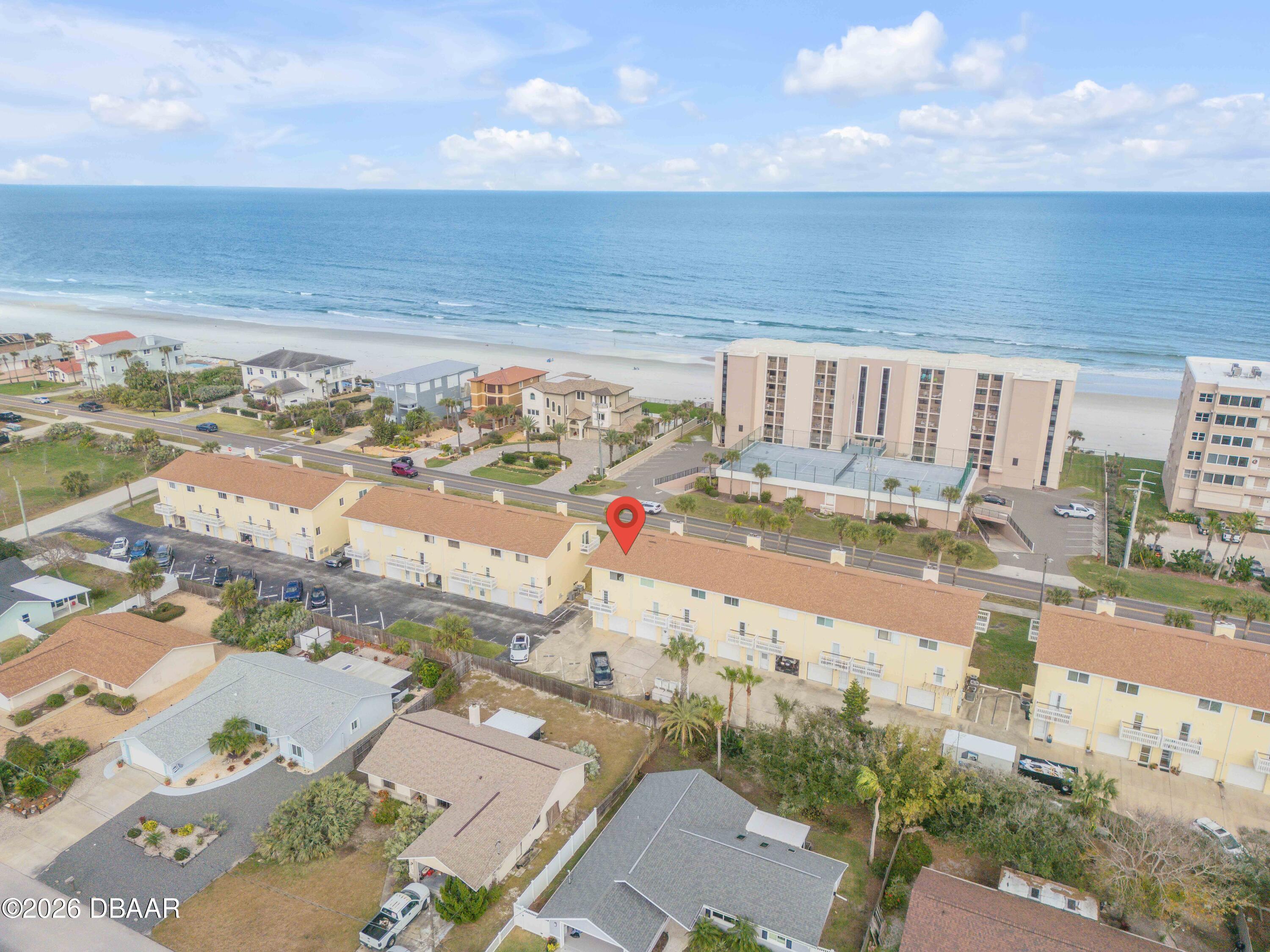 4752 South Atlantic Avenue, Unit 1 Ponce Inlet, FL 32127 - Photo 44 of 49 a view of a city with an ocean view