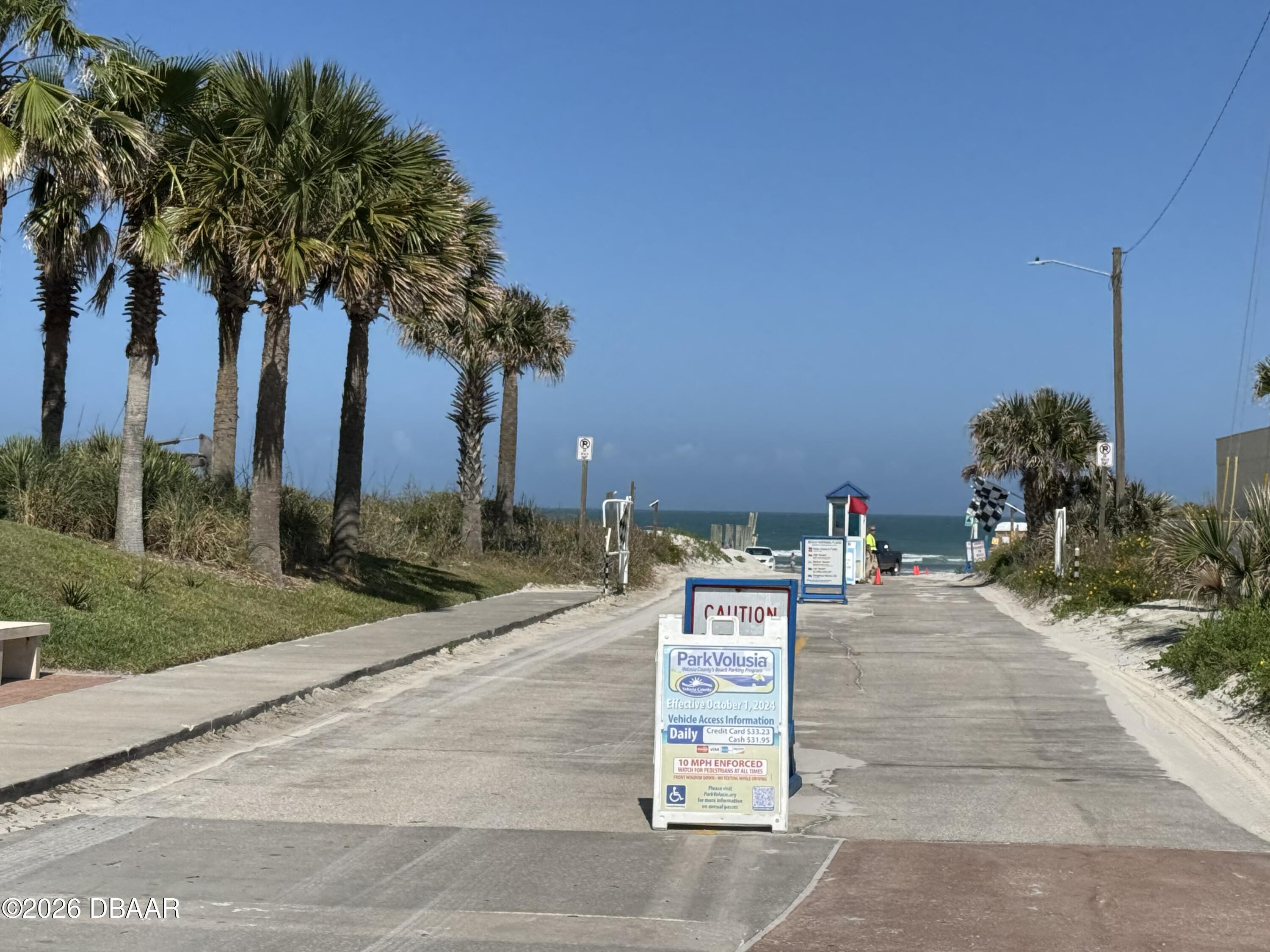 4752 South Atlantic Avenue, Unit 1 Ponce Inlet, FL 32127 - Photo 45 of 49 a backyard of a house with lots of green space
