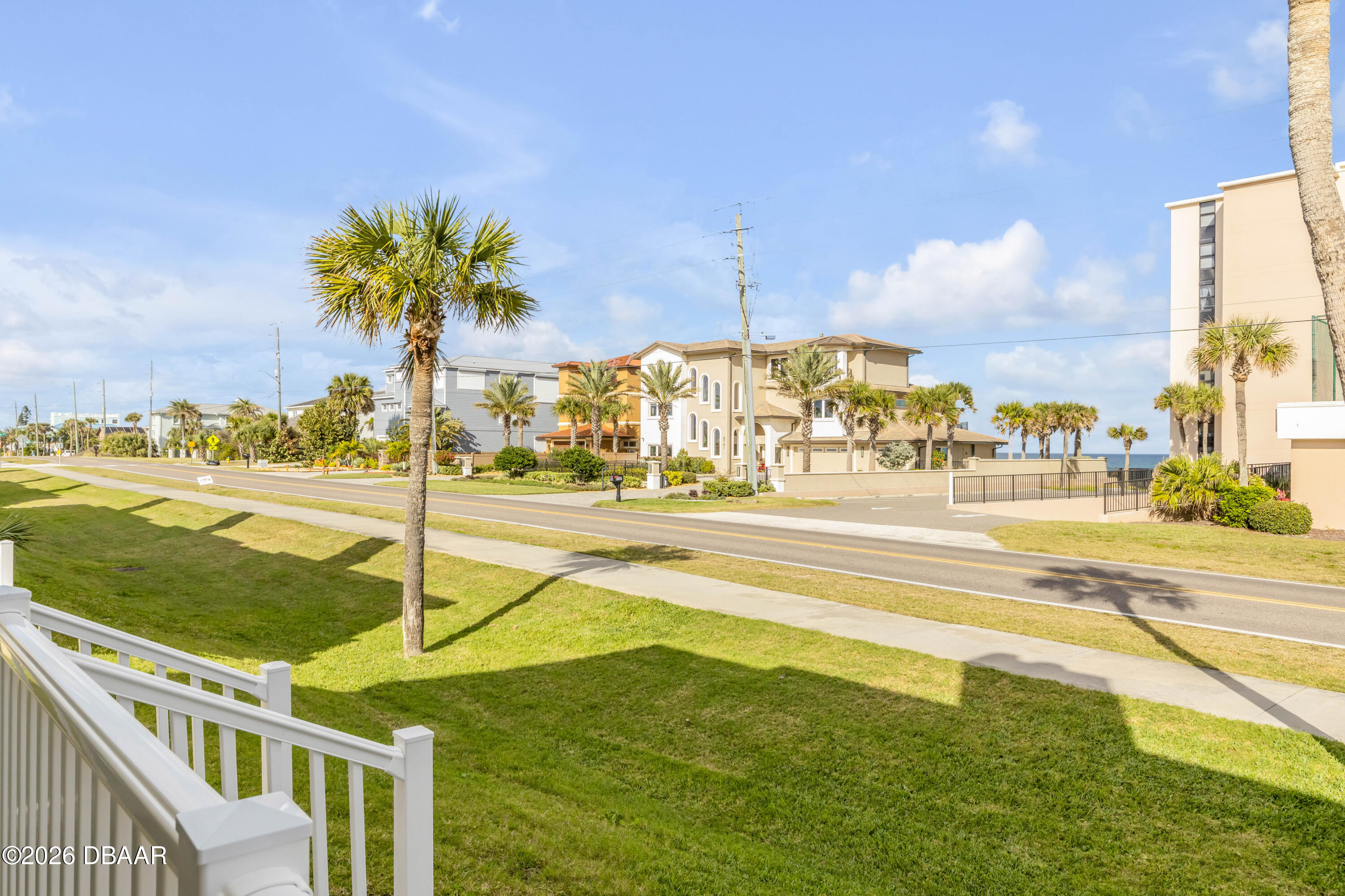 4752 South Atlantic Avenue, Unit 1 Ponce Inlet, FL 32127 - Photo 8 of 49 a view of an swimming pool with an outdoor seating