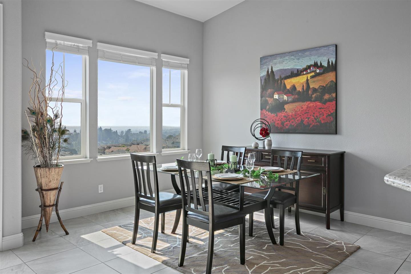 Oakland, 94605 - Photo 16 of 61 a view of a dining room with furniture window and outside view