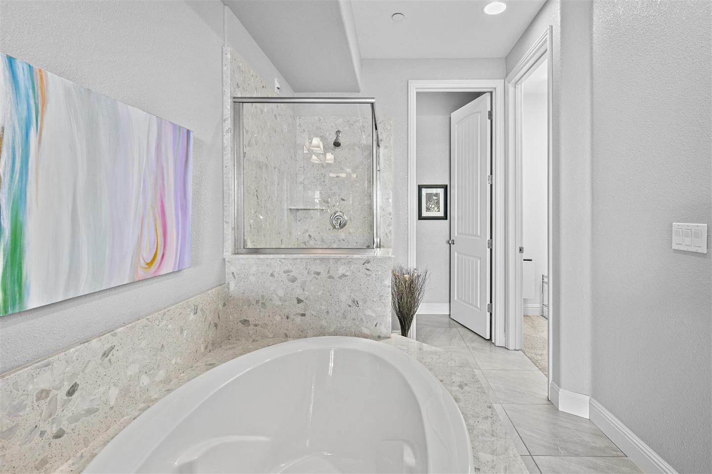 Oakland, 94605 - Photo 43 of 61 a bathroom with a bathtub and shower