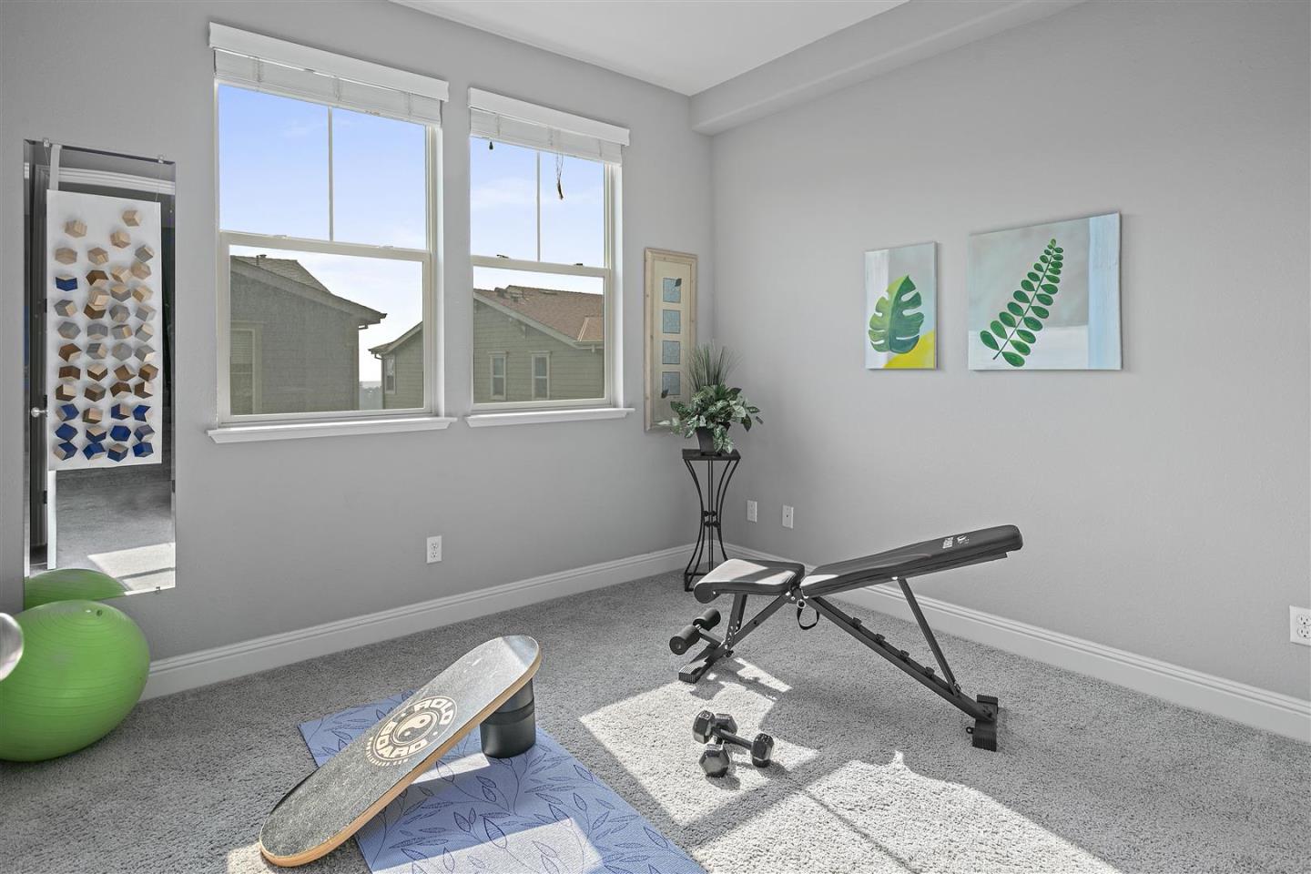 Oakland, 94605 - Photo 55 of 61 a view of a workspace with furniture and a window