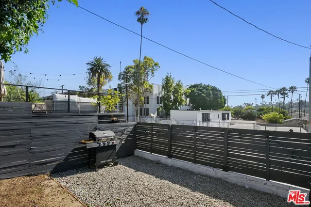 a view of a terrace with sitting area