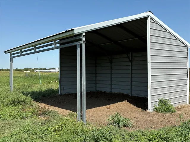 a backyard of a house
