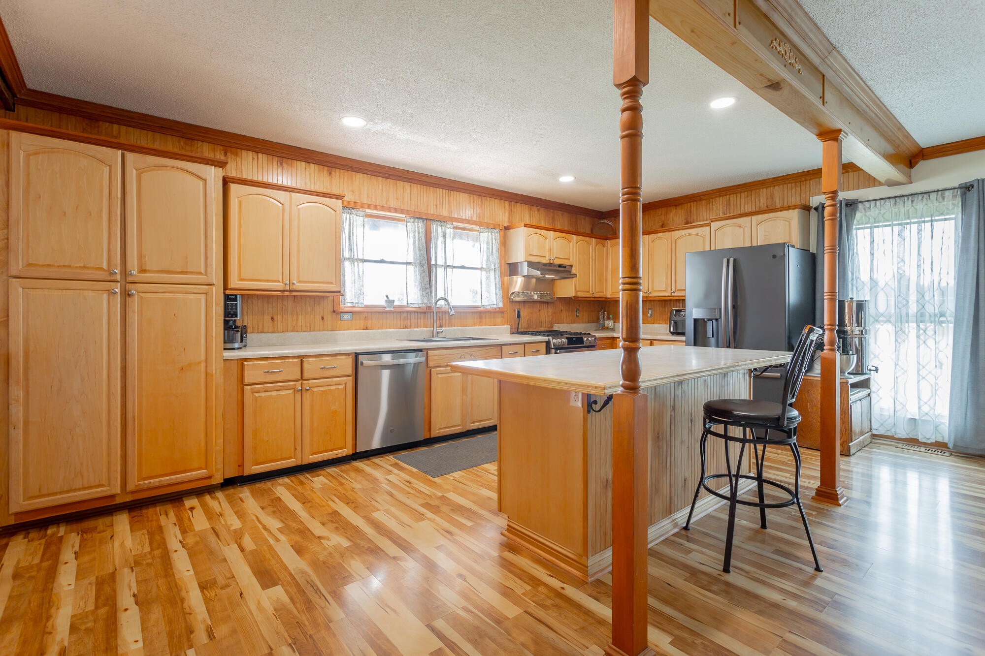 2195 Myers Road Pikeville, TN 37367 - Photo 33 of 100 a kitchen with appliances cabinets and wooden floor