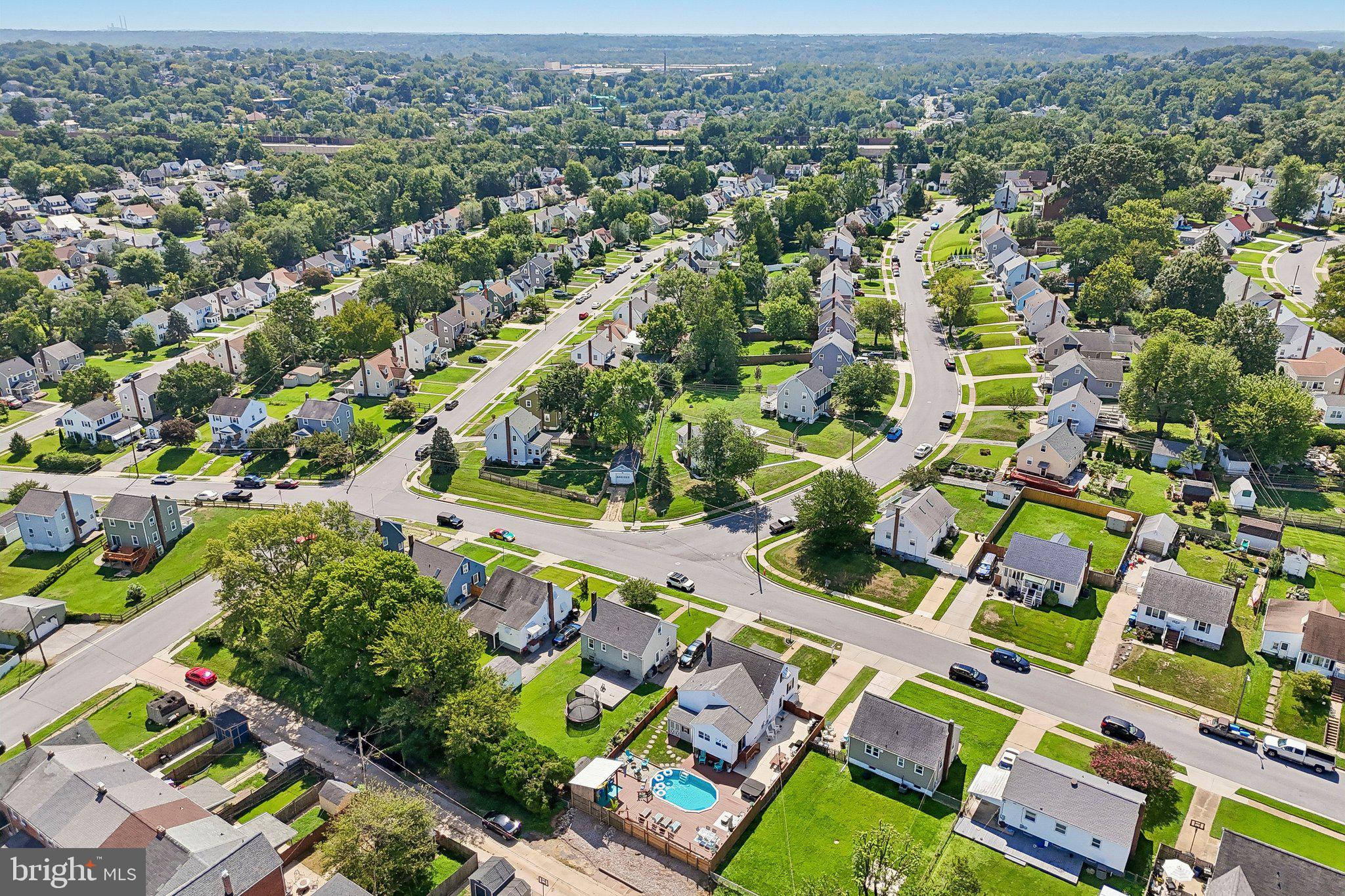 1248 June Road Baltimore, MD 21227 - Photo 80 of 80 Charming suburban landscape from above.