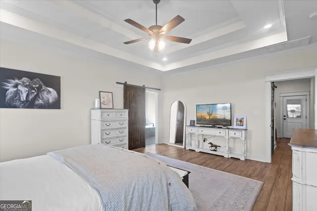 a view of an ocean and a mountain