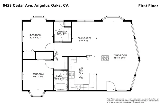 $440,000 | 6429 Cedar Avenue, Angelus Oaks, CA 92305