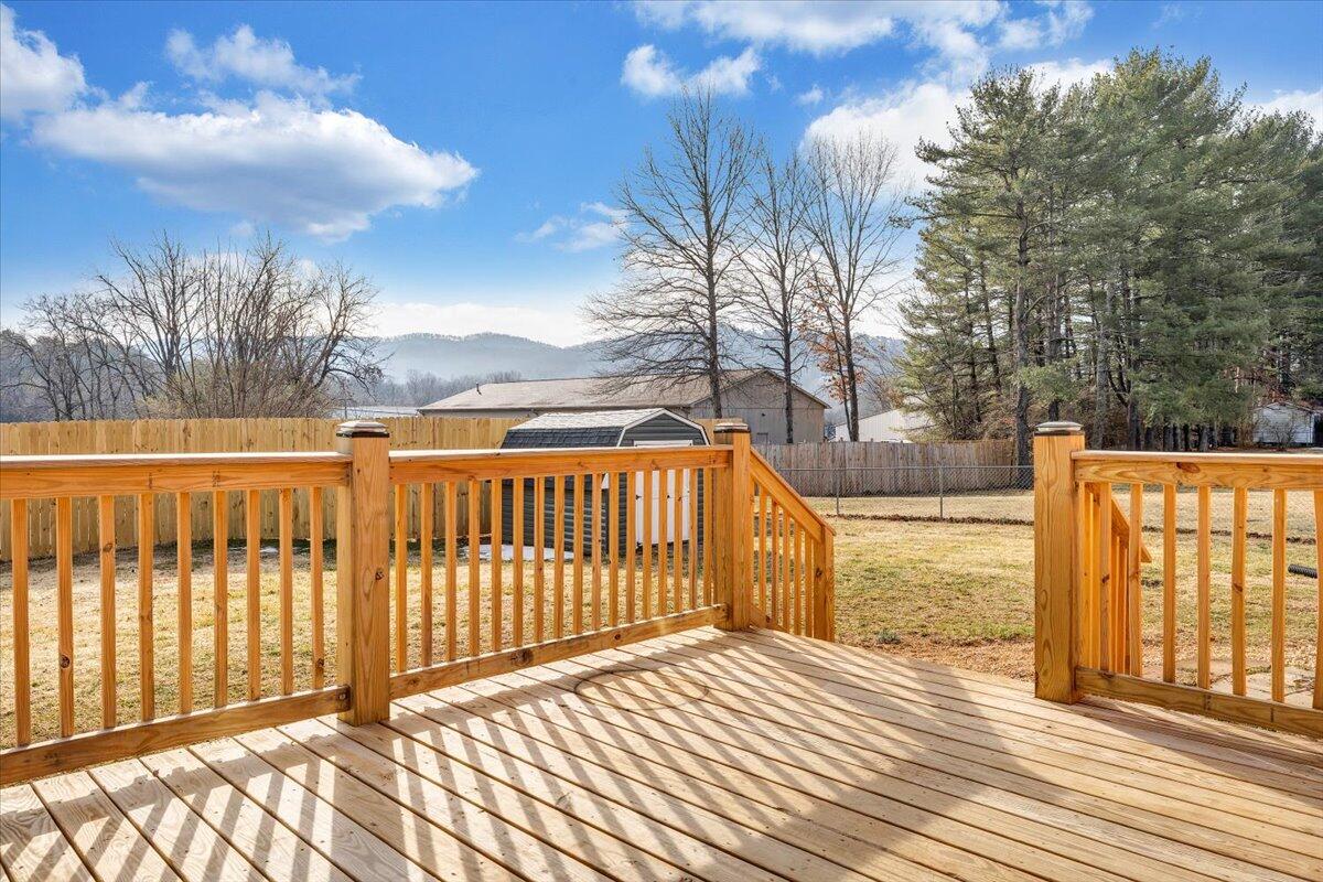 3804 Meadowlark Road Roanoke, VA 24018 - Photo 37 of 54 a view of outdoor space with wooden deck