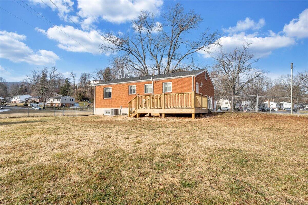3804 Meadowlark Road Roanoke, VA 24018 - Photo 47 of 54 a view of back yard of the house