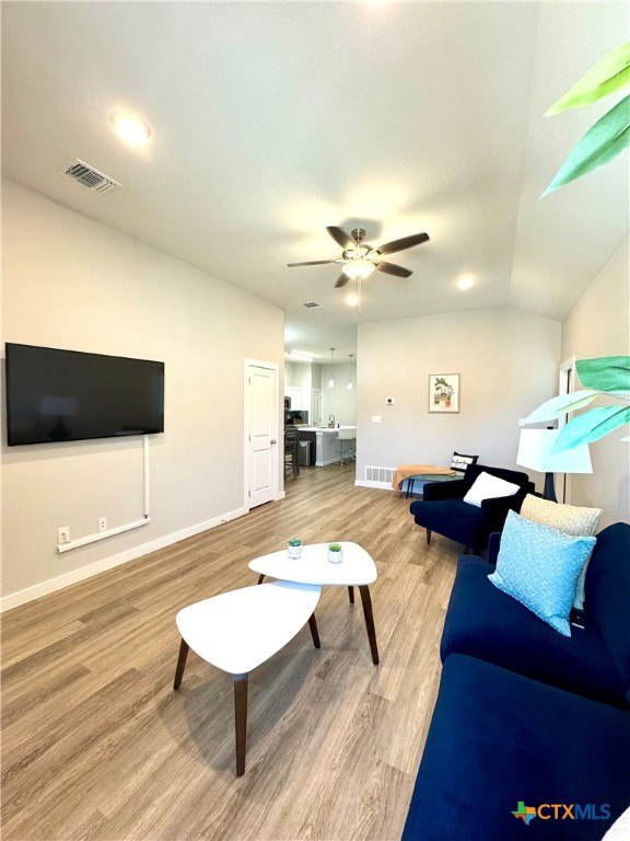 4022 Keller Road, Unit B Temple, TX 76504 - Photo 4 of 34 a living room with furniture and a flat screen tv