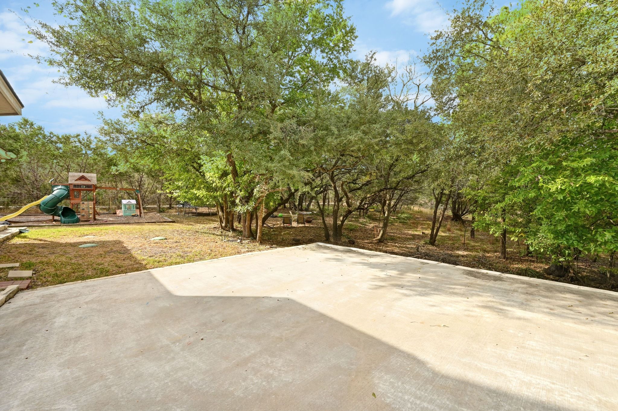 201 Comanche Camp Kyle, TX 78640 - Photo 27 of 37 a view of back yard of the house