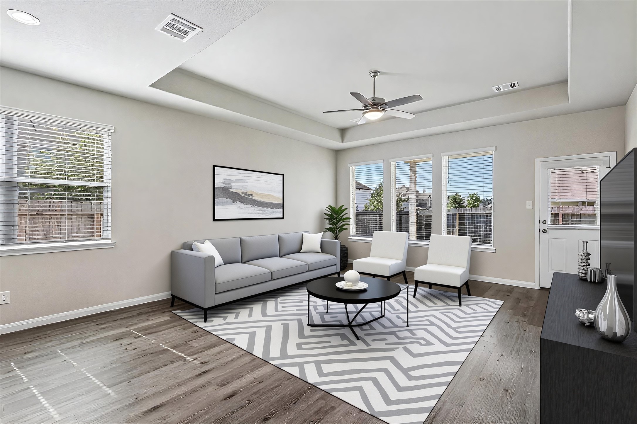 2903 August Mist Court Conroe, TX 77304 - Photo 7 of 40 Living area, virtually staged