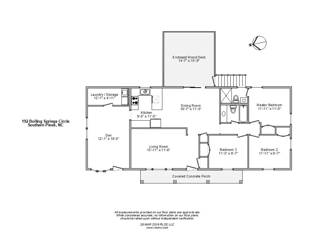 192 Boiling Spring Circle Southern Pines, NC 28387 - Photo 37 of 37 Floor Plan
