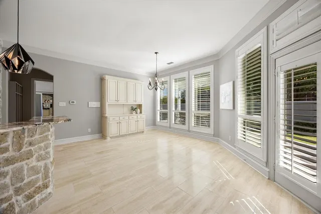 a view of hallway with closet