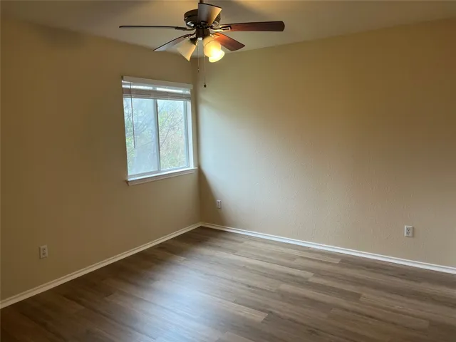 a view of a hallway with entryway