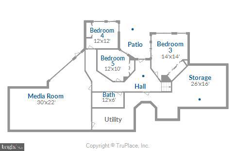 14702 West Auburn Road Accokeek, MD 20607 - Photo 74 of 76 Lower level floor plan