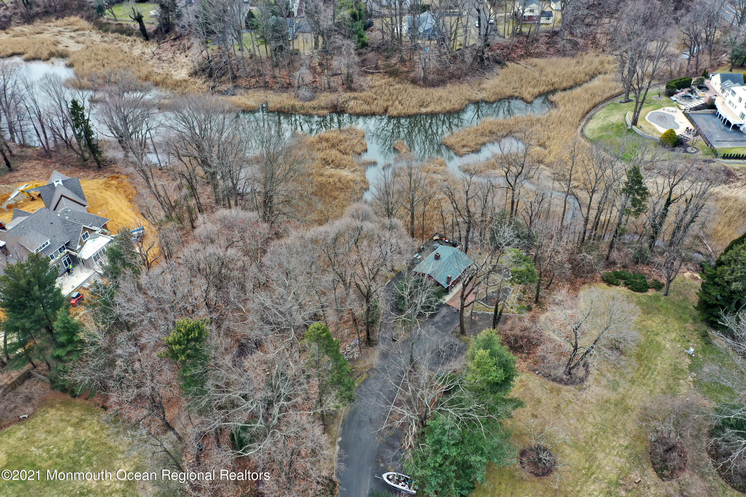 24 Blossom Cove Road Red Bank, NJ 07701 - Photo 32 of 33 Aerial Cottage