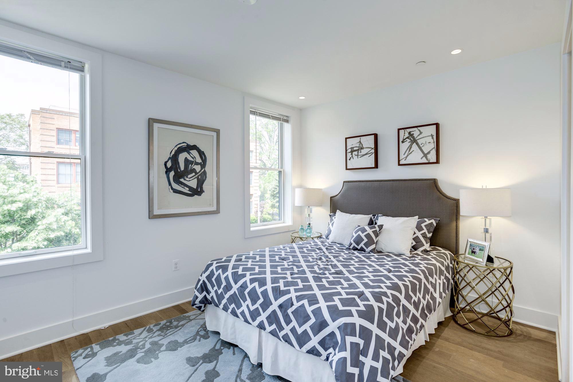1106 T Street Northwest Washington, DC 20009 - Photo 13 of 29 Master bedroom full of light