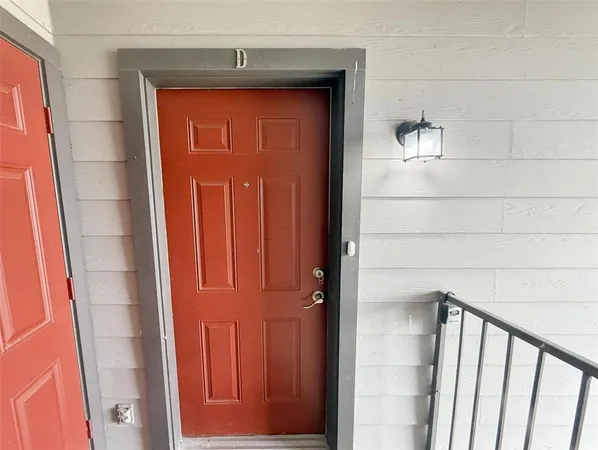 a view of front door