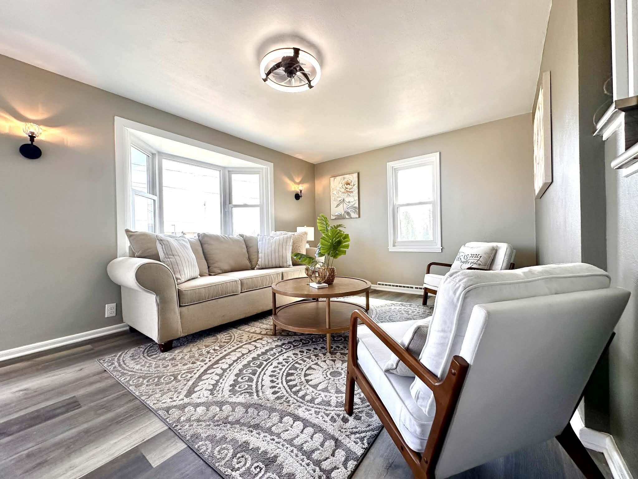 1112 Fancher Road Mount Pleasant, WI 53406 - Photo 3 of 13 1112 Fancher living rm angle 2