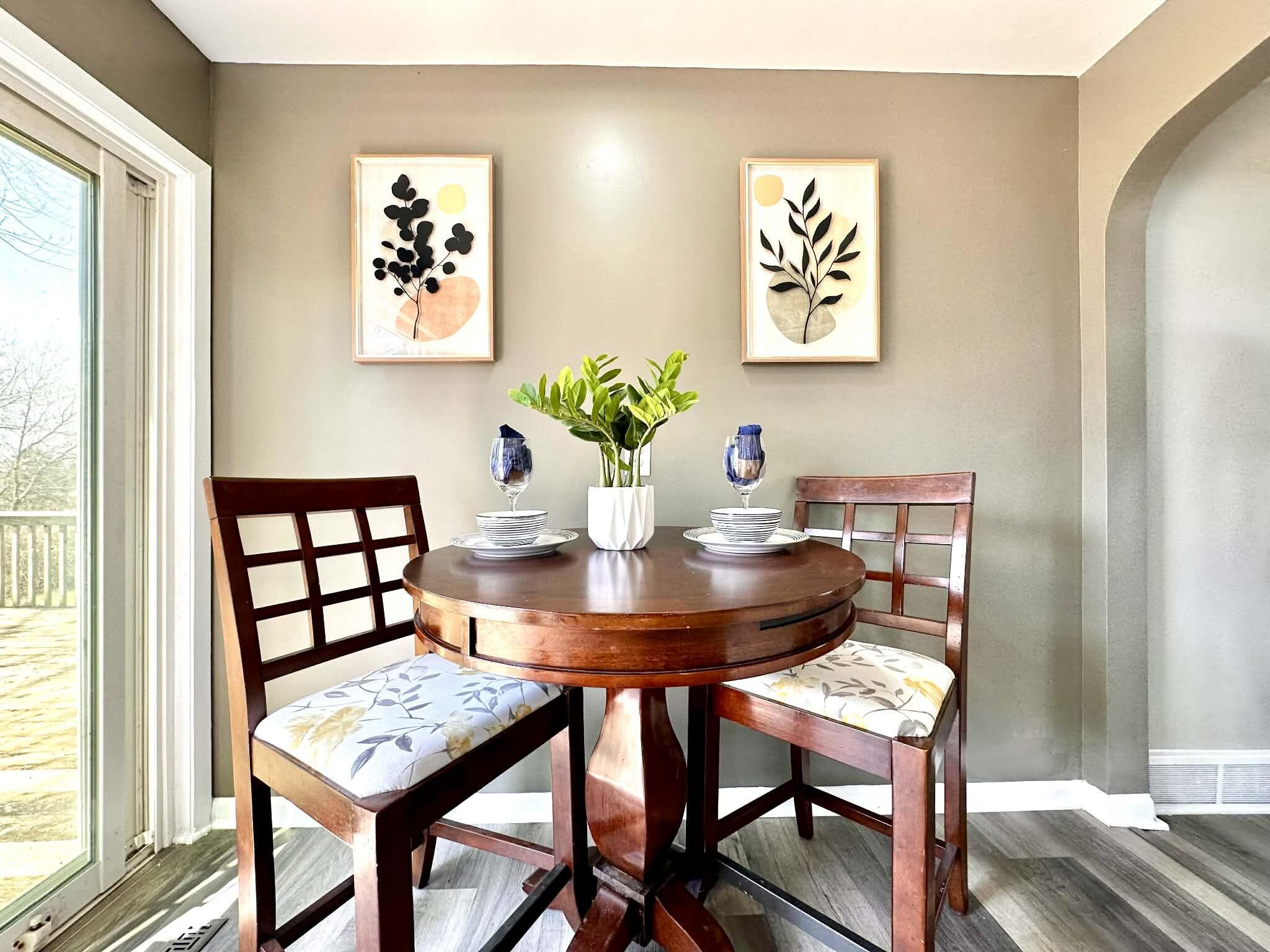 1112 Fancher Road Mount Pleasant, WI 53406 - Photo 6 of 13 1112 Fancher kitchen sitting area