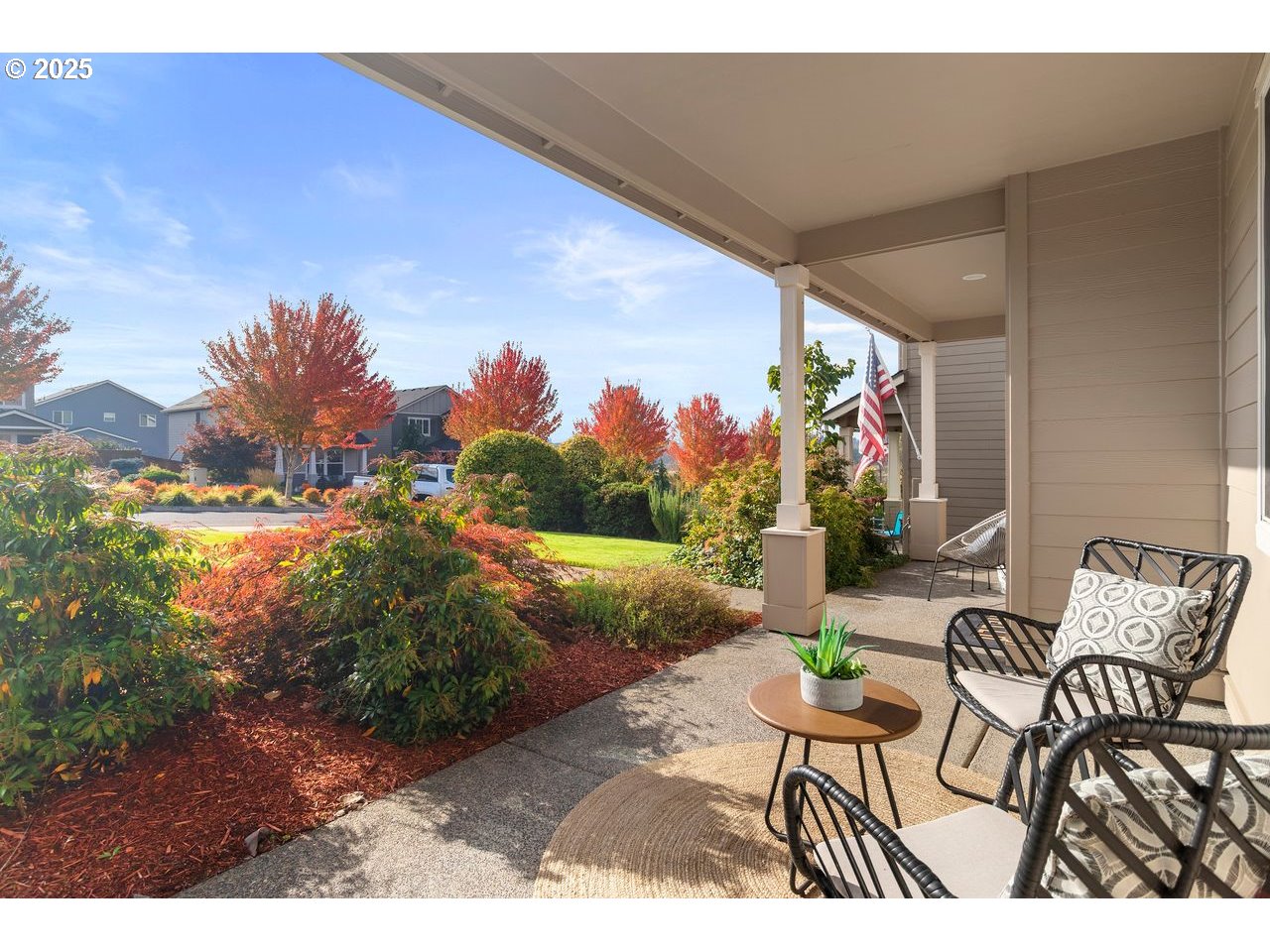 7417 North 92nd Avenue Camas, WA 98607 - Photo 3 of 48 a view of a chairs and table in patio