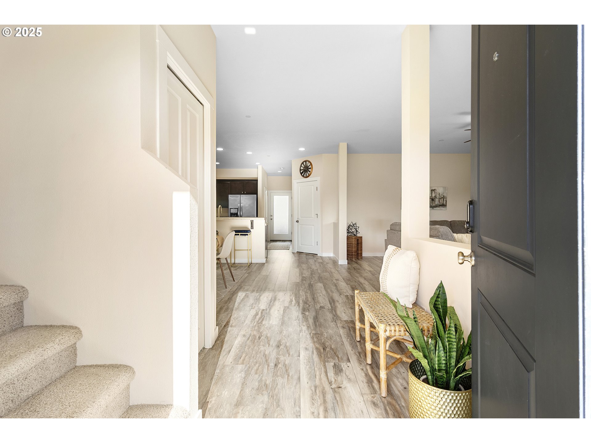 7417 North 92nd Avenue Camas, WA 98607 - Photo 5 of 48 a living room with furniture and a wooden floor