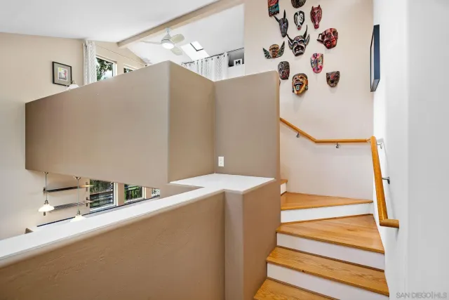 a view of a terrace with a garden