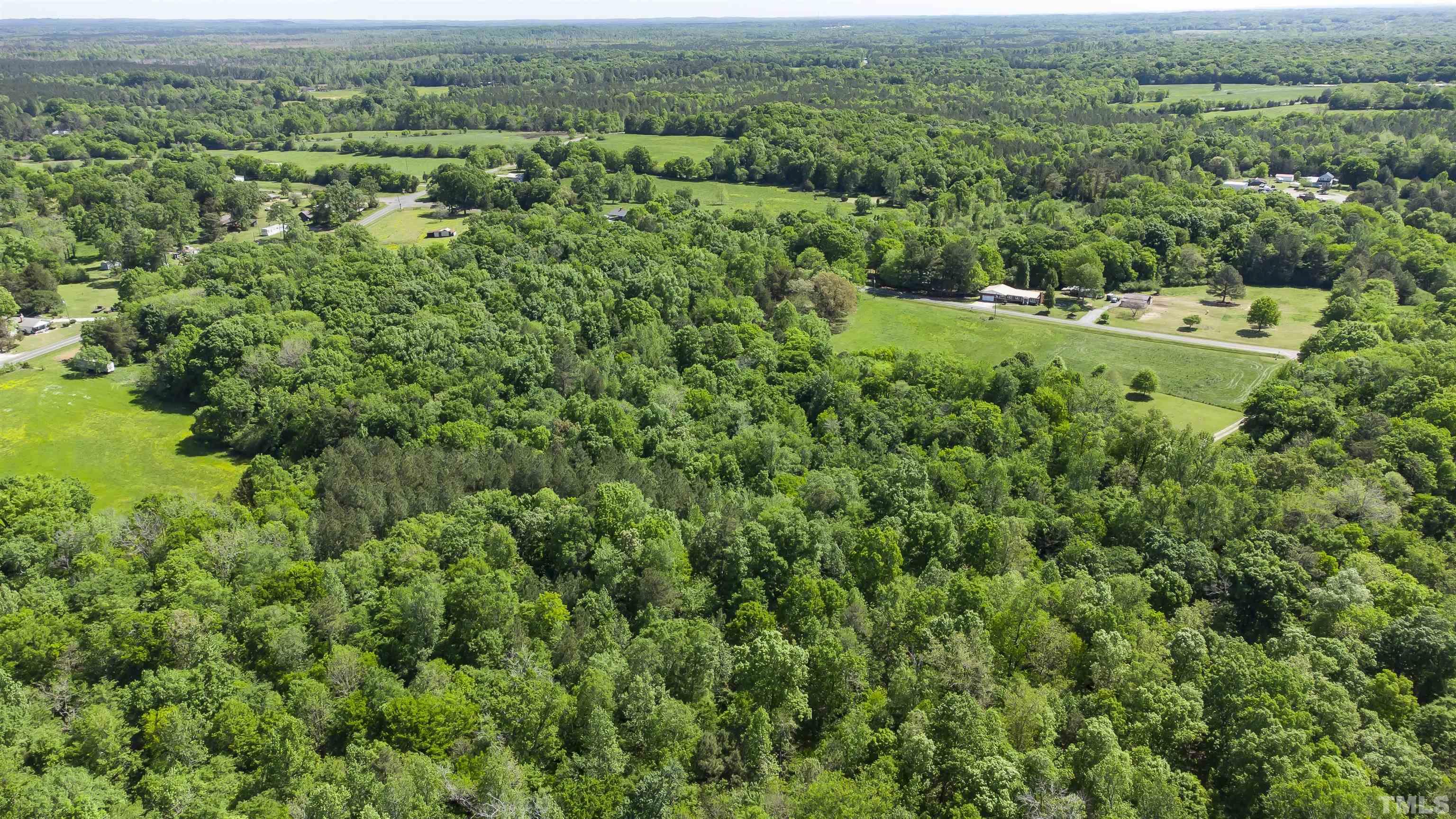 740 Bernard Purvis Road Bennett, NC 27208 - Photo 9 of 23 an aerial view of residential houses with outdoor space and trees