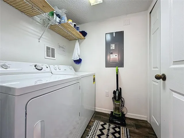 a outdoor space with patio furniture