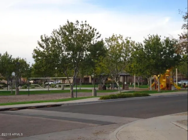 a house with swimming pool