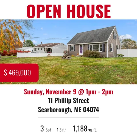 $469,000 | 11 Phillip Street, Scarborough, ME 04074