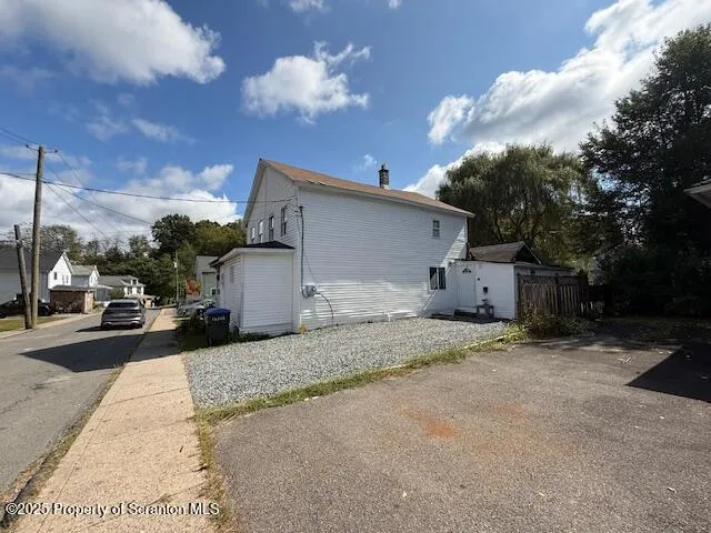 a view of a house with a patio