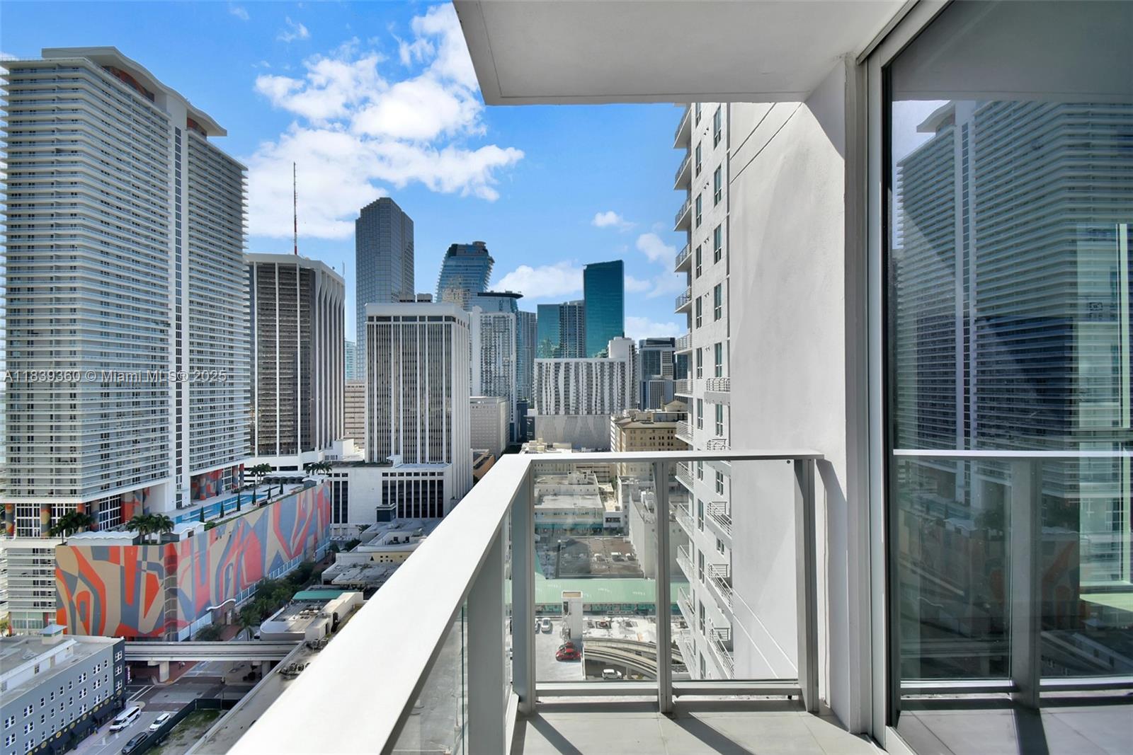 227 Northeast 2nd Street, Unit 2000 Miami, FL 33132 - Photo 19 of 44 a view of balcony with furniture