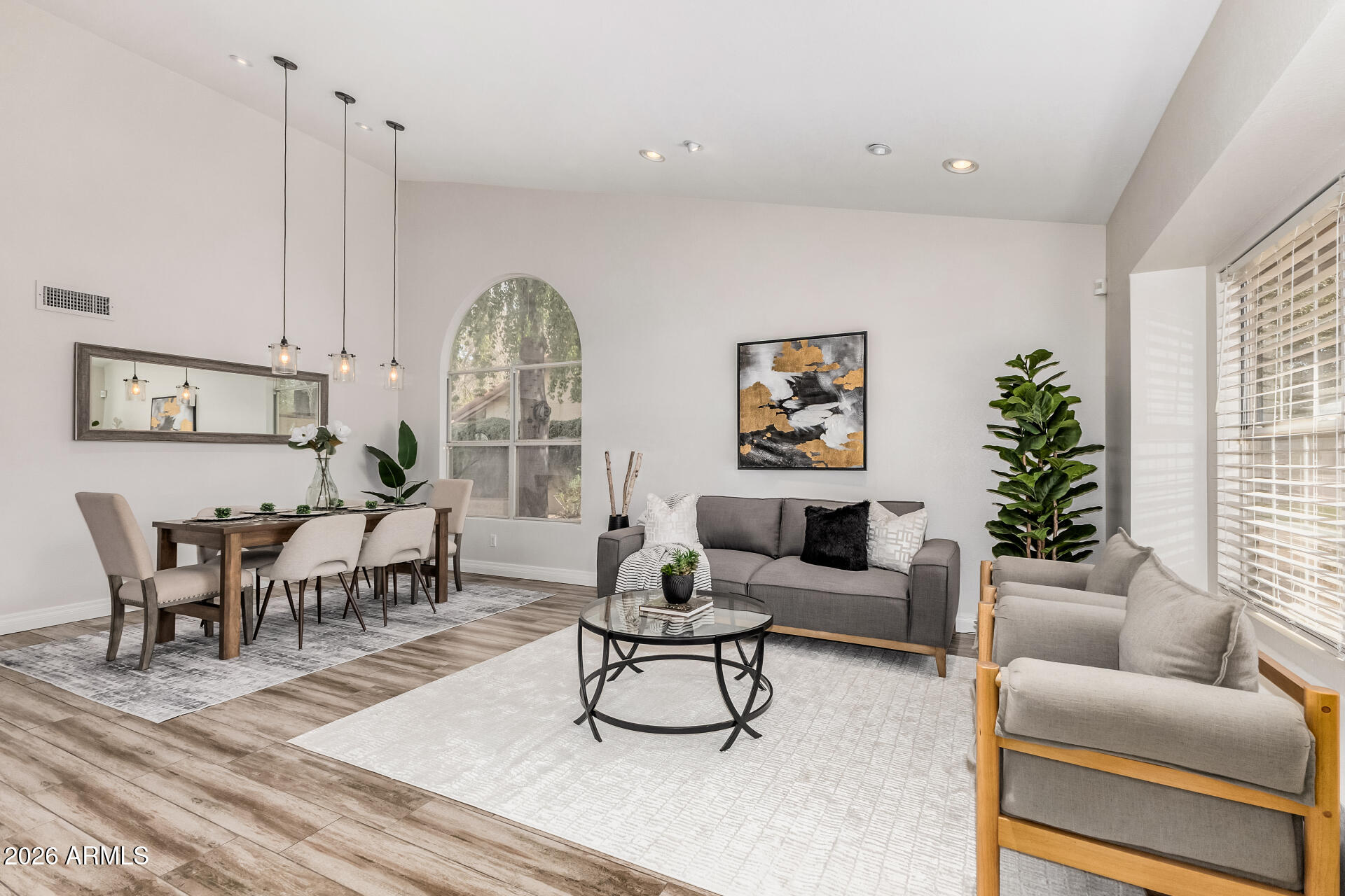 3550 East Utopia Road Phoenix, AZ 85050 - Photo 3 of 32 Living & Dining Room Areas