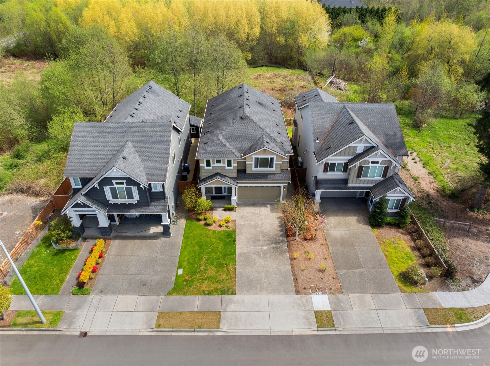 16927 35th Drive Southeast Bothell, WA 98012 - Photo 35 of 38 an aerial view of a house with swimming pool and porch