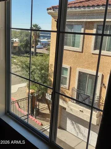 a view of front door